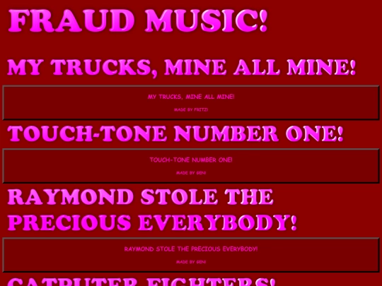 fraudmusic screenshot