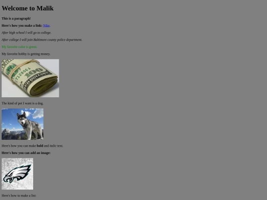 index screenshot