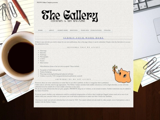 submissions screenshot