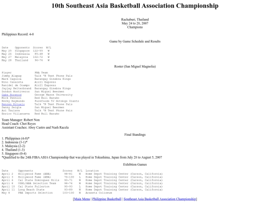 philbas/seaba/seaba2007 screenshot