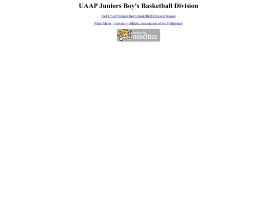 uaap/juniors/juniors screenshot