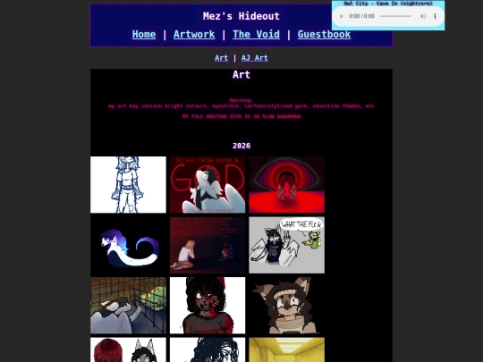 artpage screenshot
