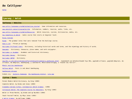 iaith/cymraeg screenshot