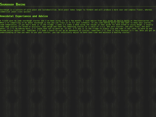 sourdoughbaking screenshot