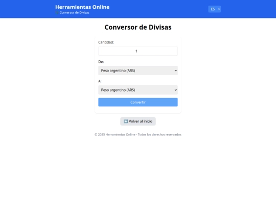 divisas screenshot