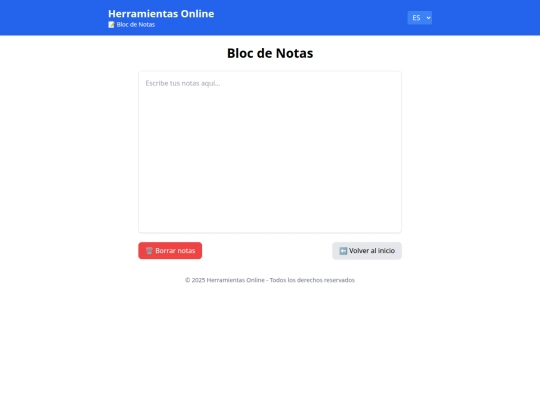 notas screenshot