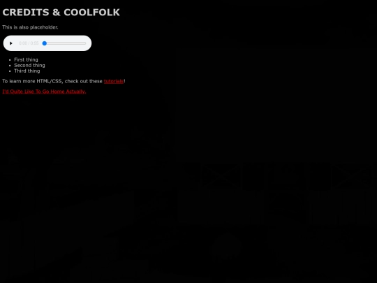 credits screenshot