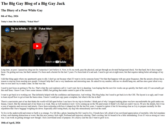 blog screenshot