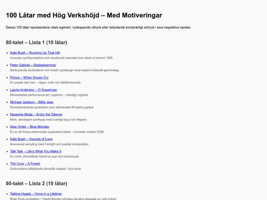 music/verk screenshot