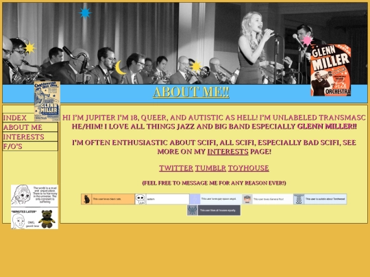 aboutme screenshot