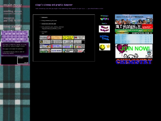 sitemap screenshot