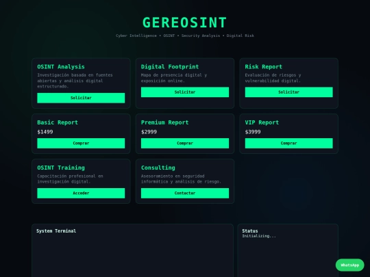 index screenshot