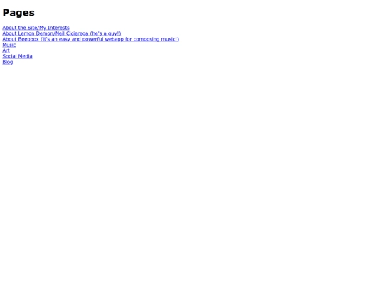 pages screenshot
