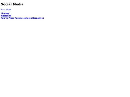 socials screenshot