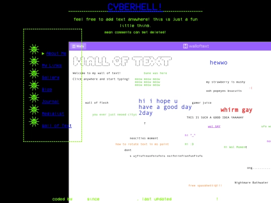 walloftext screenshot