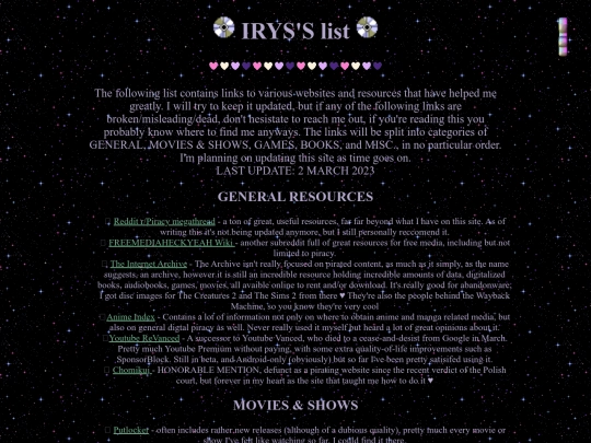 piracy/thelist screenshot