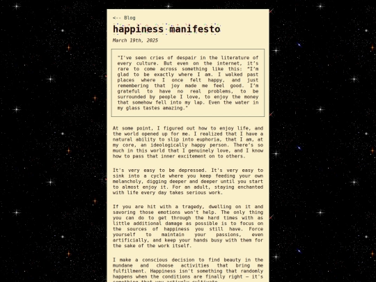 happiness screenshot