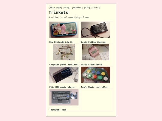 trinkets screenshot