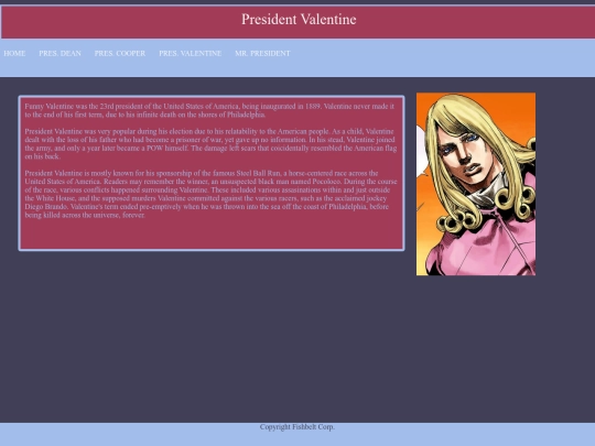 prez/valentine screenshot