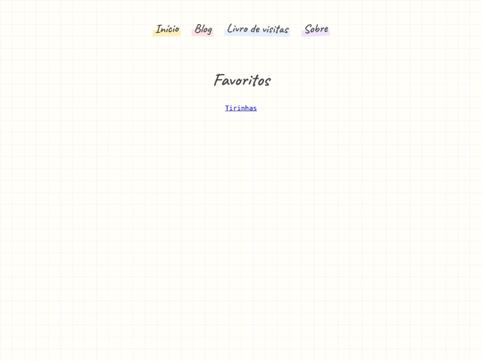favoritos screenshot