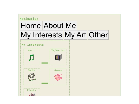 interests screenshot