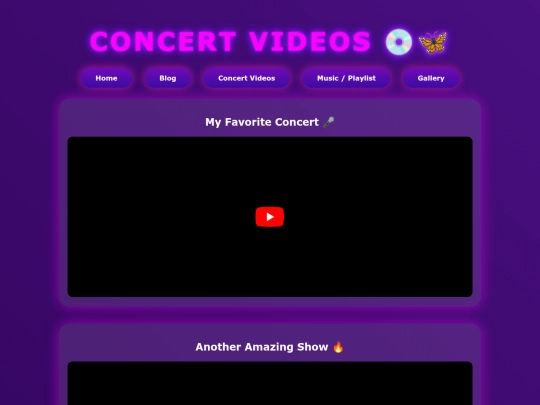 concert screenshot