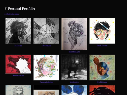 gallery/personal-portfolio screenshot