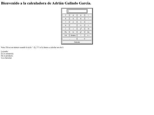 calculadoraAdrianPlus screenshot