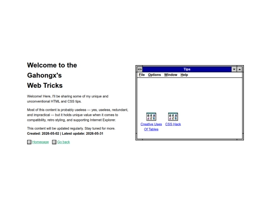 web_tricks screenshot