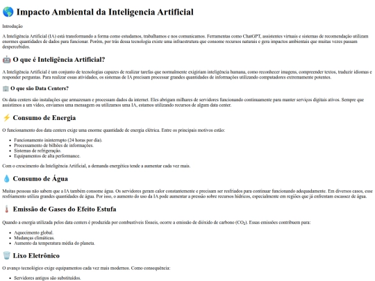 ImpactosdaIaindex screenshot