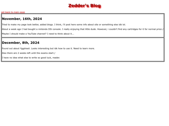 blog screenshot