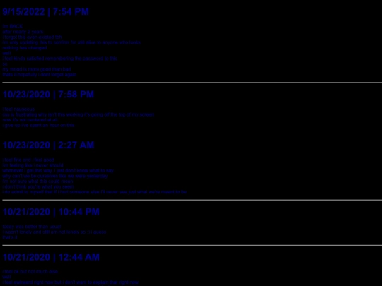 journal screenshot