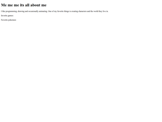 aboutme screenshot