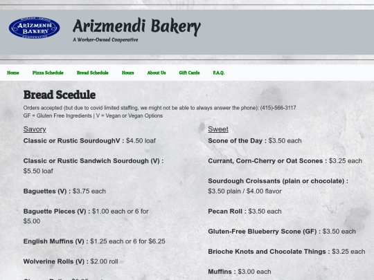 Pages/bread screenshot