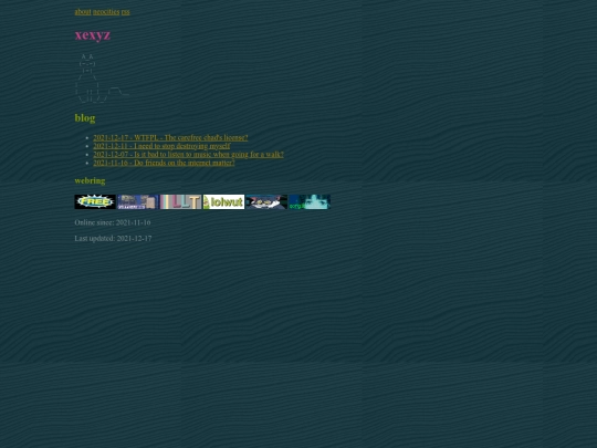 index screenshot