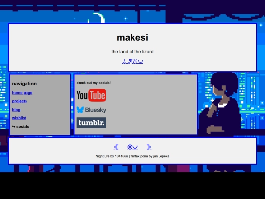 socials screenshot