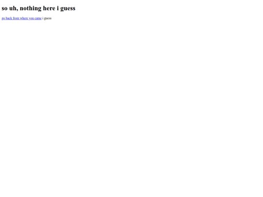 not_found screenshot