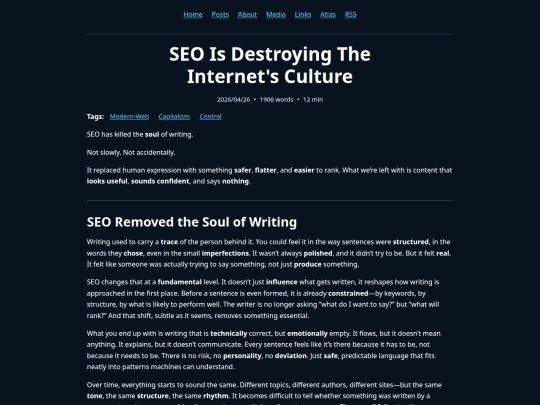 posts/seo-is-destroying-the-internets-culture screenshot