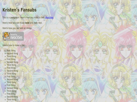 index screenshot