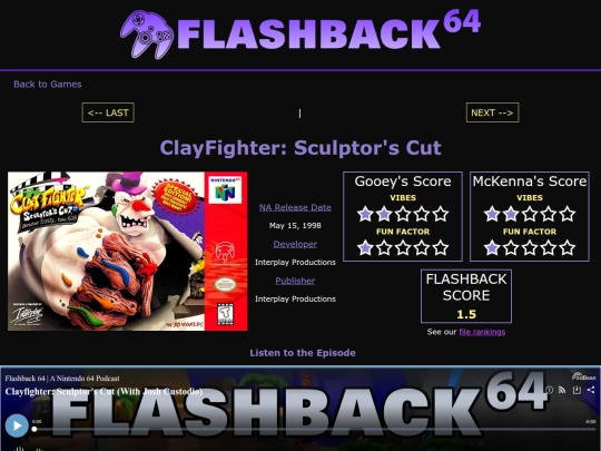 N64_Games/ClayFighter_Sculptors_Cut screenshot