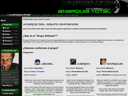 info screenshot