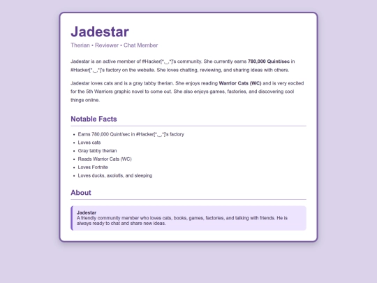 profiles/jadestar screenshot