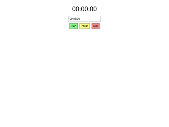 timer screenshot