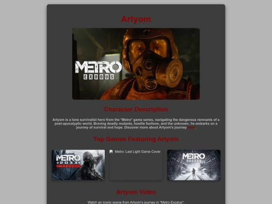 Artyom screenshot