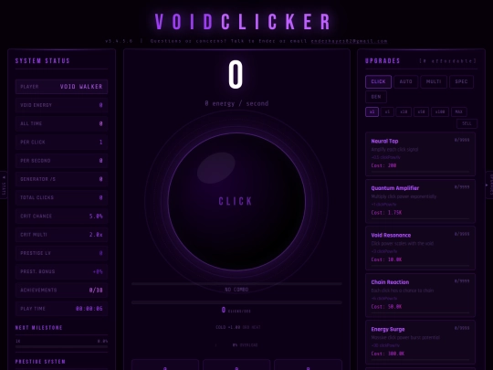 VoidClicker5.4.5.6 screenshot