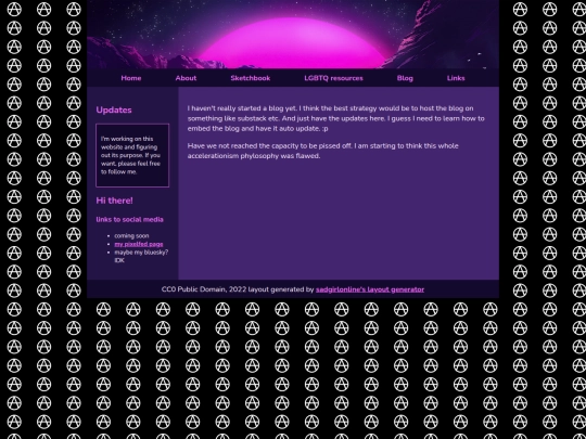 blog screenshot