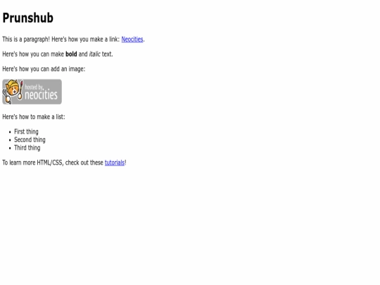 index screenshot
