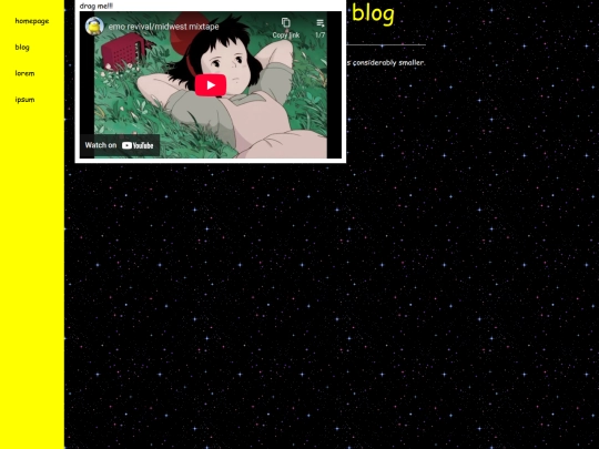 blog screenshot