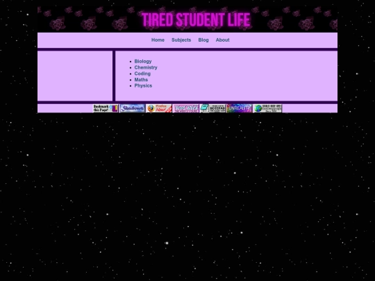 subjects screenshot