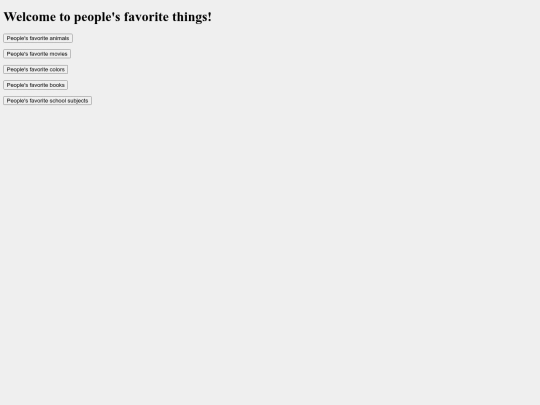 Favoritethings screenshot